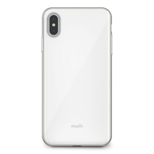 Moshi iGlaze – dėklas, skirtas iPhone Xs Max (perlamutrinis baltas)