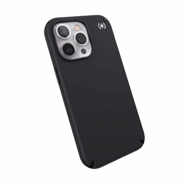 Speck Presidio2 Pro – iPhone 13 Pro dėklas su MICROBAN danga (juodas)