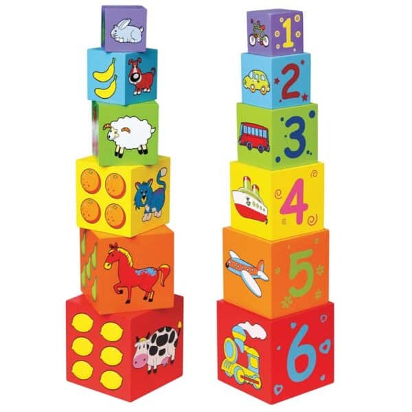 Viga Toys - Stacking kubas, žaislas vaikams / kūdikiams