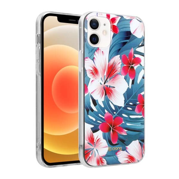 „Crong Flower Case“ – „iPhone 12 Mini“ dėklas (03 modelis)