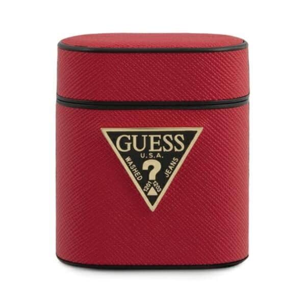 Guess Saffiano – Case Airpods Pro (raudona)