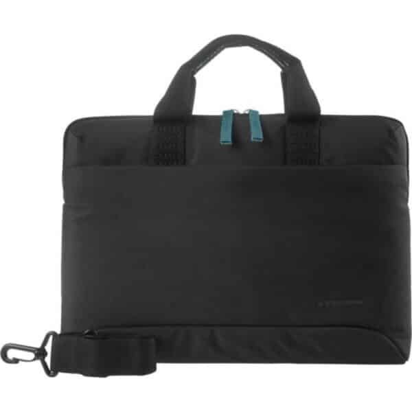 „Tucano Smilza Super Slim“ krepšys – „MacBook Pro“ 16 colių / nešiojamojo kompiuterio 15,6 colio krepšys (juodas)