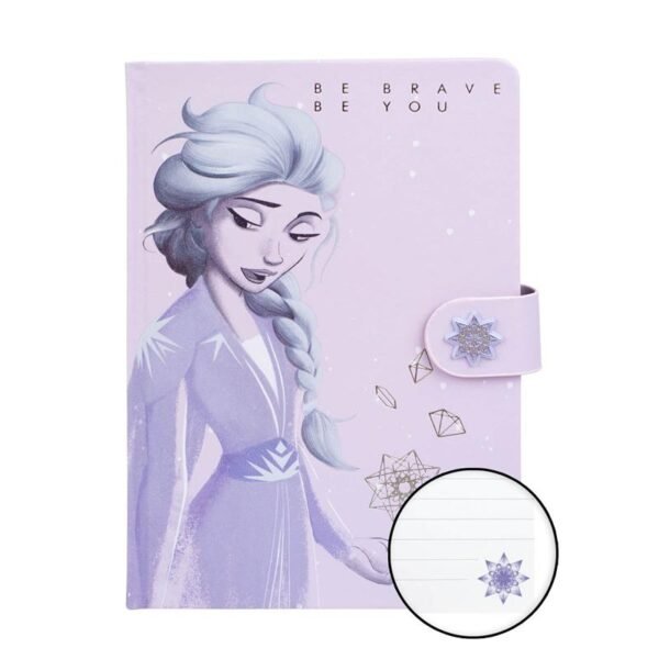 Frozen 2 - užrašų knygutė A5 Elsa pagamintas iš ekologiškos odos