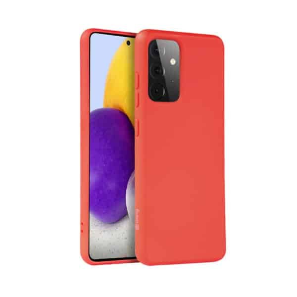 Crong Color Cover – dėklas, skirtas Samsung Galaxy A72 (raudonas)