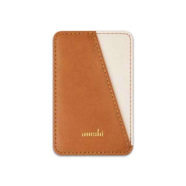 Moshi Slim Wallet – magnetinė piniginė (SnapTo™ sistema) (Caramel ,ruda)
