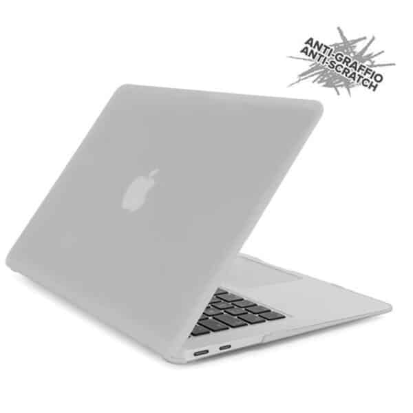 „Tucano Nido Hard Shell“ – „MacBook Air“ 13 colių tinklainės dėklas (M1/2020-2018) (skaidrus)