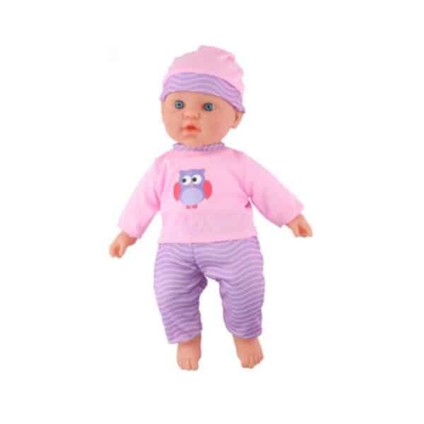 My baby & me - Interaktyvi lėlė kūdikiui 41 cm (rožinė ir violetinė)