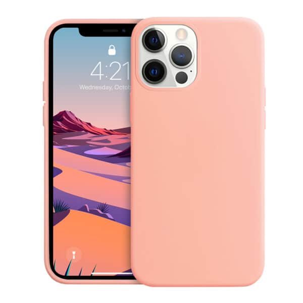 Crong Color Cover – lankstus dėklas, skirtas iPhone 12 Mini (rožinė rožinė)