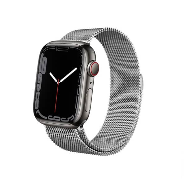 „Crong Milano Steel“, skirtas „Apple Watch“ 42/44/45 mm (sidabras)