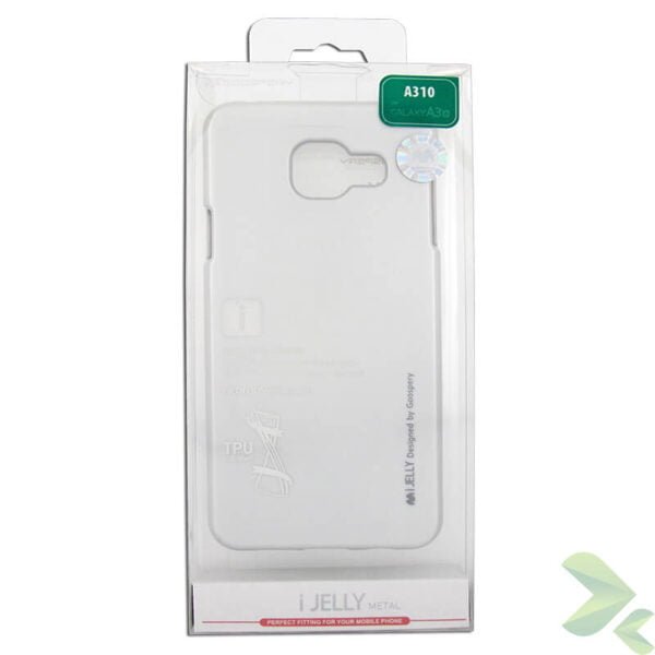Mercury I-Jelly – dėklas, skirtas Samsung Galaxy A3 (2016) (sidabras)
