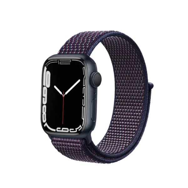 Crong nailono apyrankė / dirželis, skirta Apple Watch 42/44/45mm (Midnight Blue)