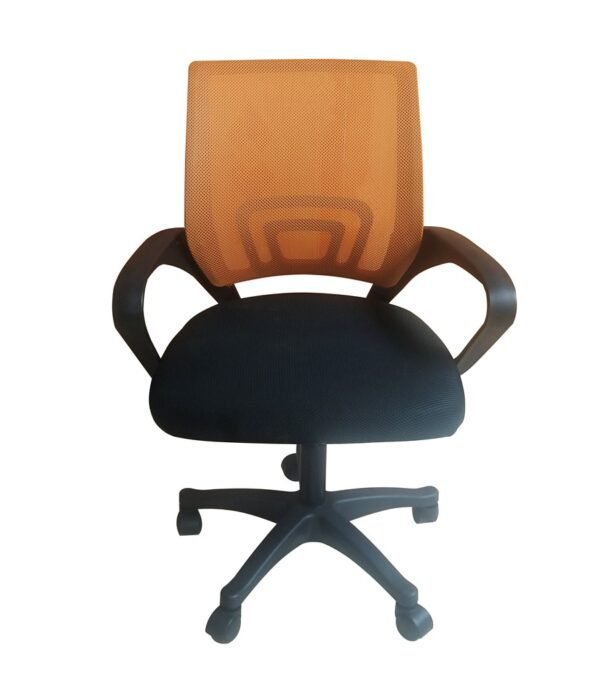 Biuro kėdė Moris, juoda/oranžinė