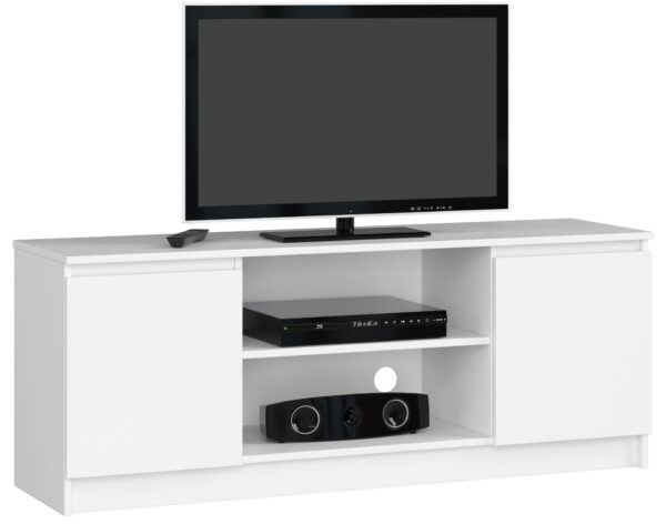 TV staliukas RTV K120, baltos spalvos