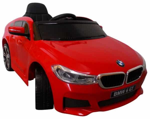 Vienvietis elektromobilis vaikams BMW 6GT, raudonas