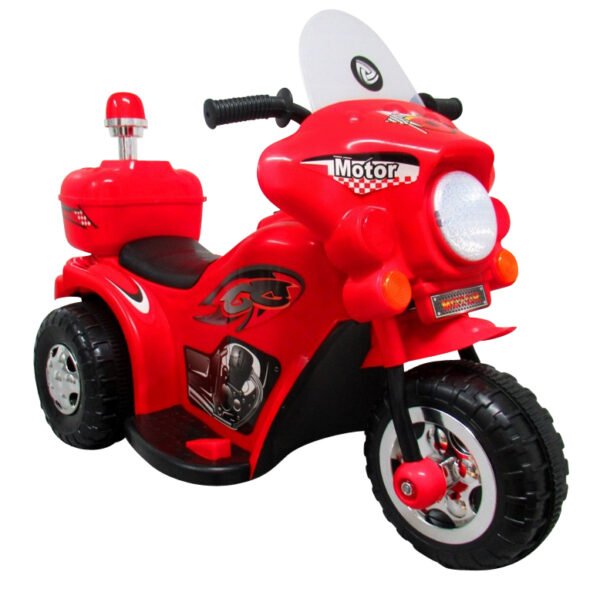 Vaikiškas akumuliatorinis motociklas M7 raudonas