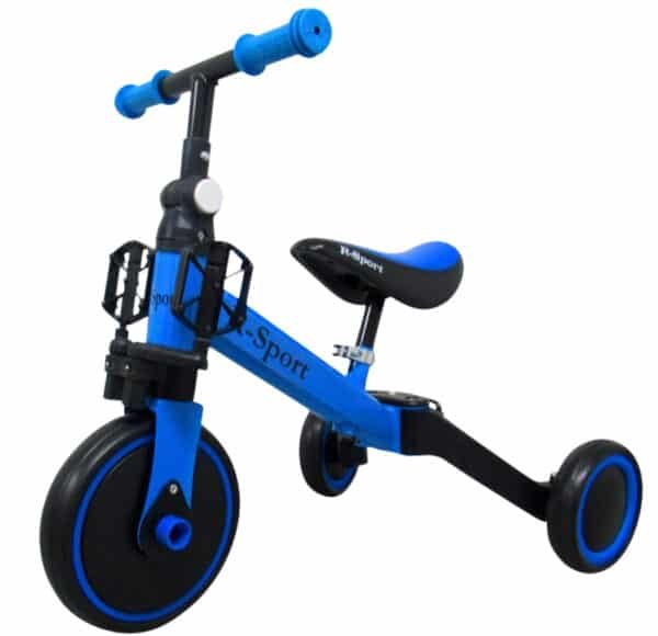 Balansinis dviratis P8 su daugiafunkciniais pedalais, mėlynas