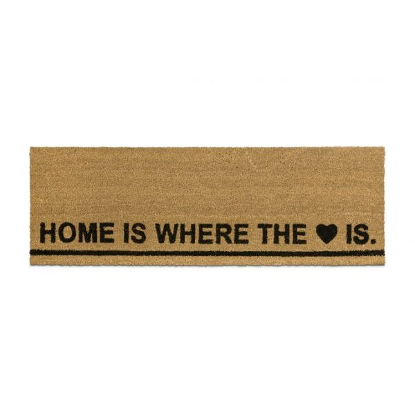 Durų kilimėlis "Home is where the love is" 120x40 cm.